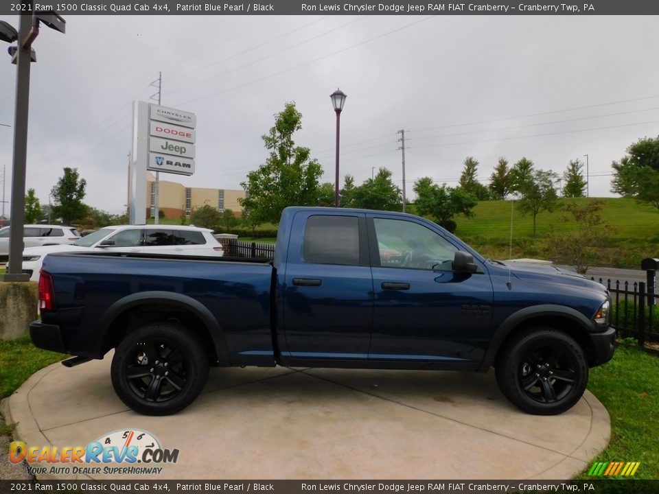 2021 Ram 1500 Classic Quad Cab 4x4 Patriot Blue Pearl / Black Photo #4
