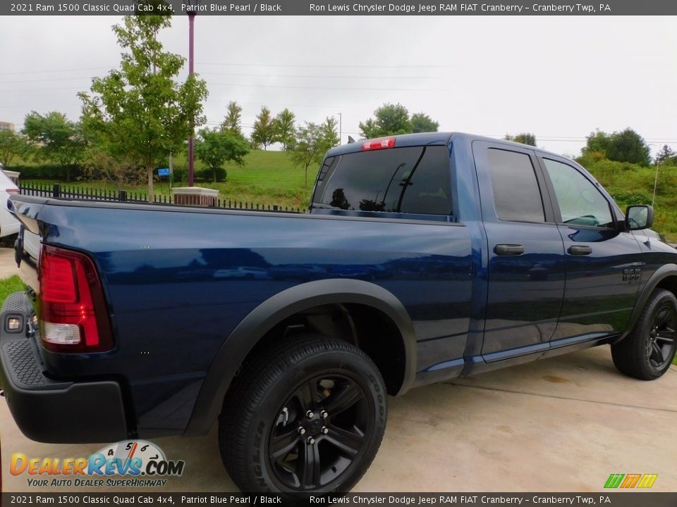 2021 Ram 1500 Classic Quad Cab 4x4 Patriot Blue Pearl / Black Photo #5