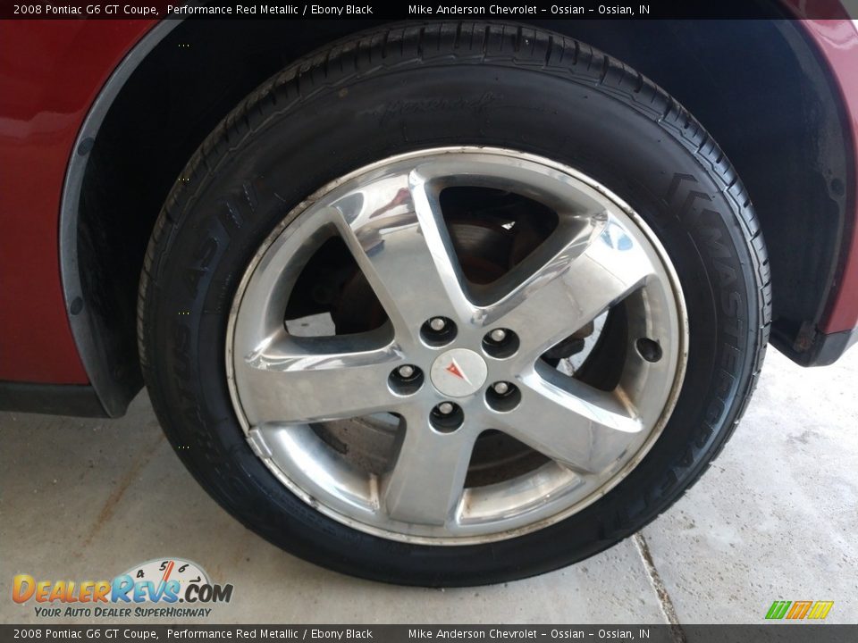 2008 Pontiac G6 GT Coupe Performance Red Metallic / Ebony Black Photo #13