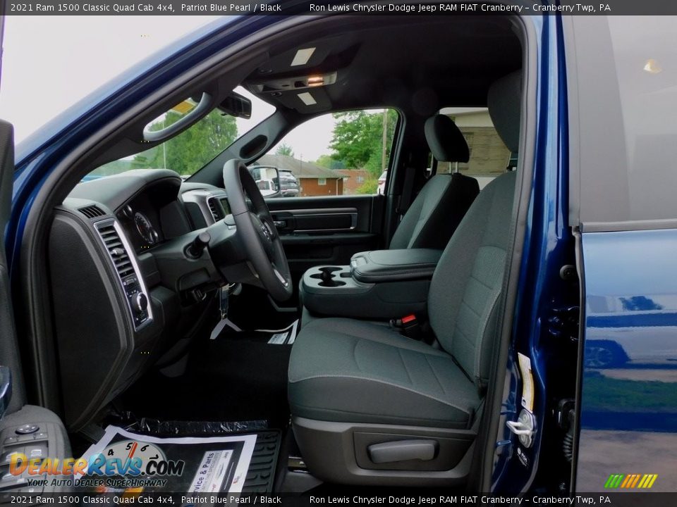 2021 Ram 1500 Classic Quad Cab 4x4 Patriot Blue Pearl / Black Photo #11