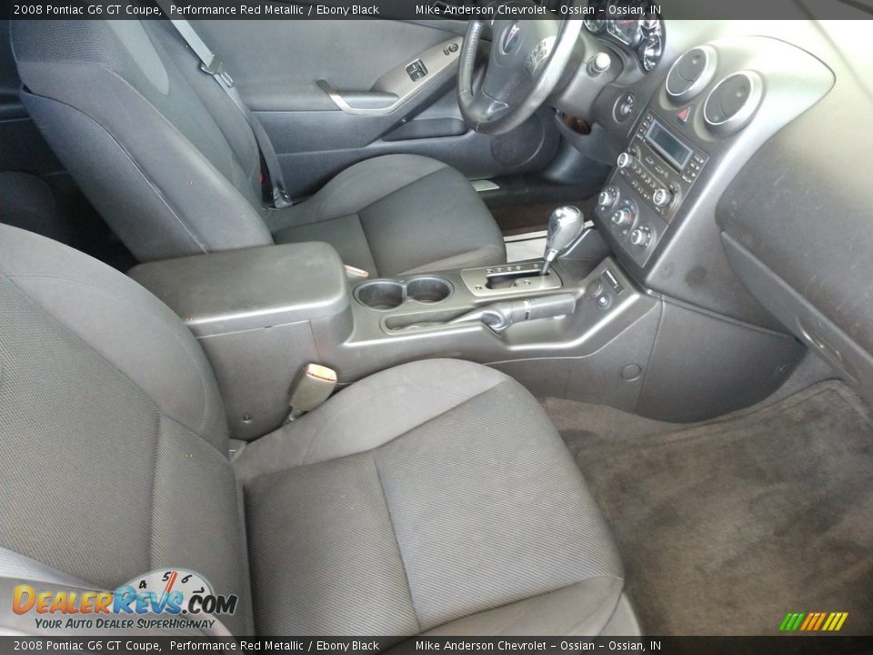 2008 Pontiac G6 GT Coupe Performance Red Metallic / Ebony Black Photo #17