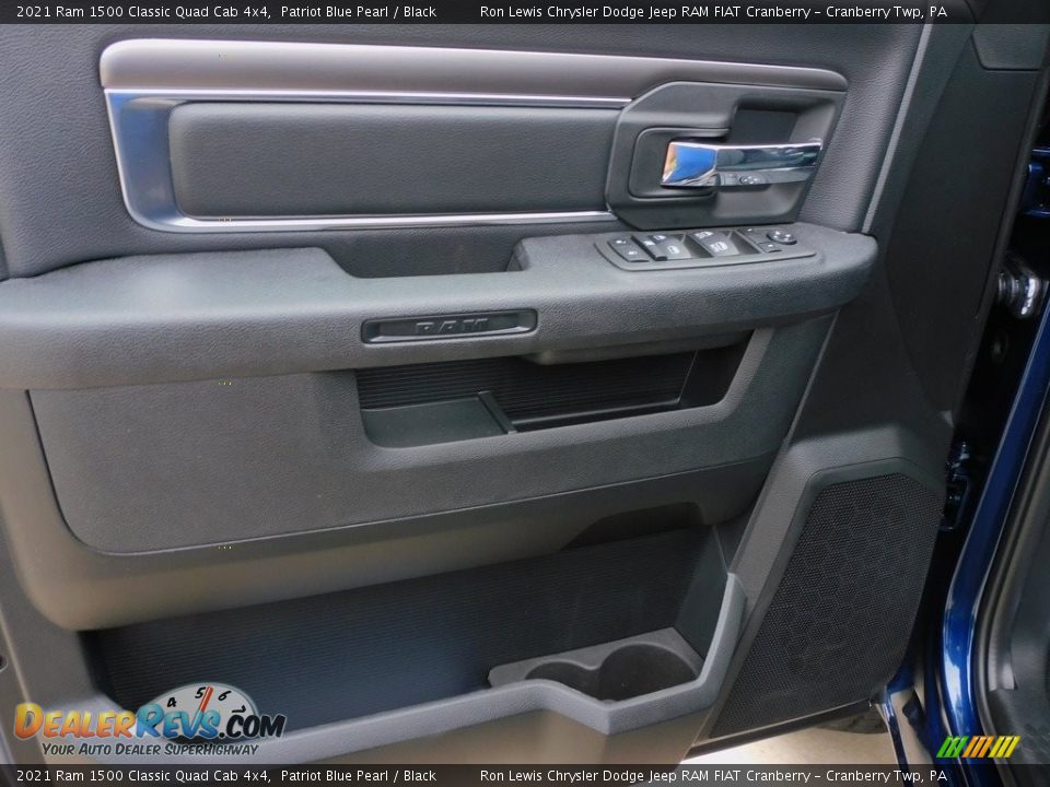 2021 Ram 1500 Classic Quad Cab 4x4 Patriot Blue Pearl / Black Photo #14