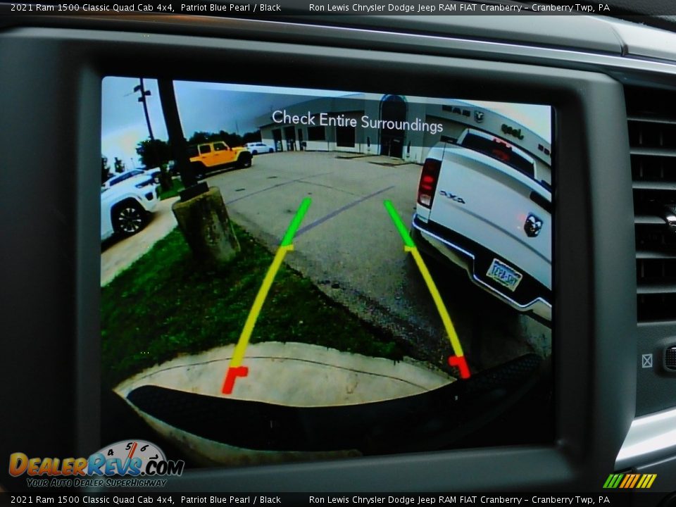 2021 Ram 1500 Classic Quad Cab 4x4 Patriot Blue Pearl / Black Photo #17