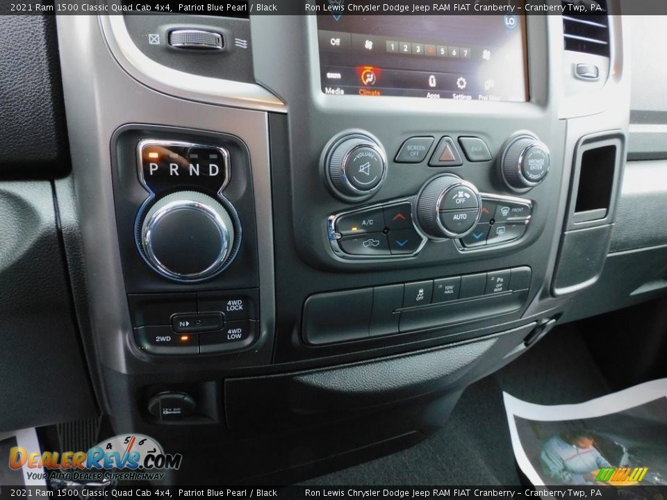 2021 Ram 1500 Classic Quad Cab 4x4 Patriot Blue Pearl / Black Photo #18