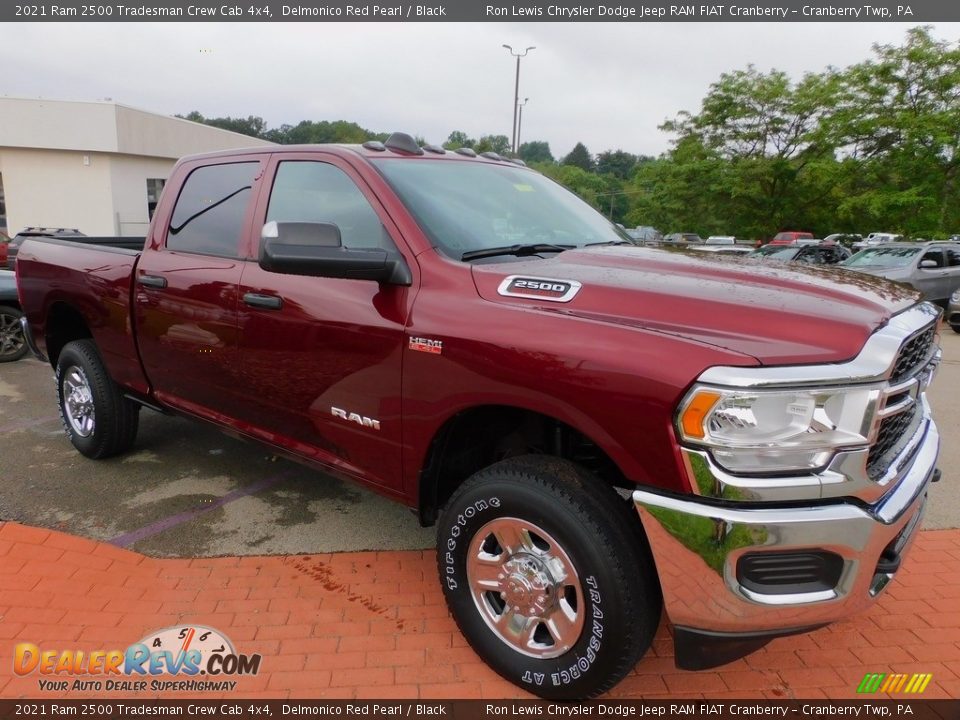 2021 Ram 2500 Tradesman Crew Cab 4x4 Delmonico Red Pearl / Black Photo #3