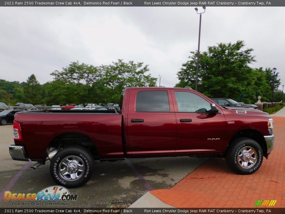 2021 Ram 2500 Tradesman Crew Cab 4x4 Delmonico Red Pearl / Black Photo #4