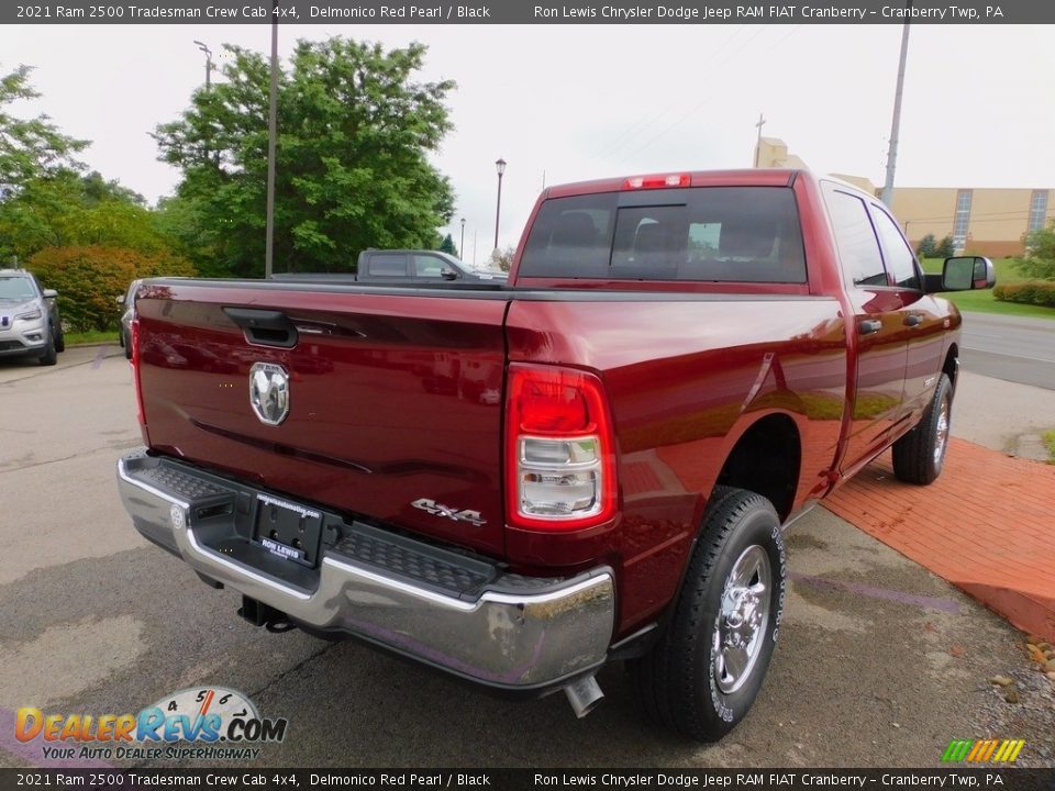 2021 Ram 2500 Tradesman Crew Cab 4x4 Delmonico Red Pearl / Black Photo #5