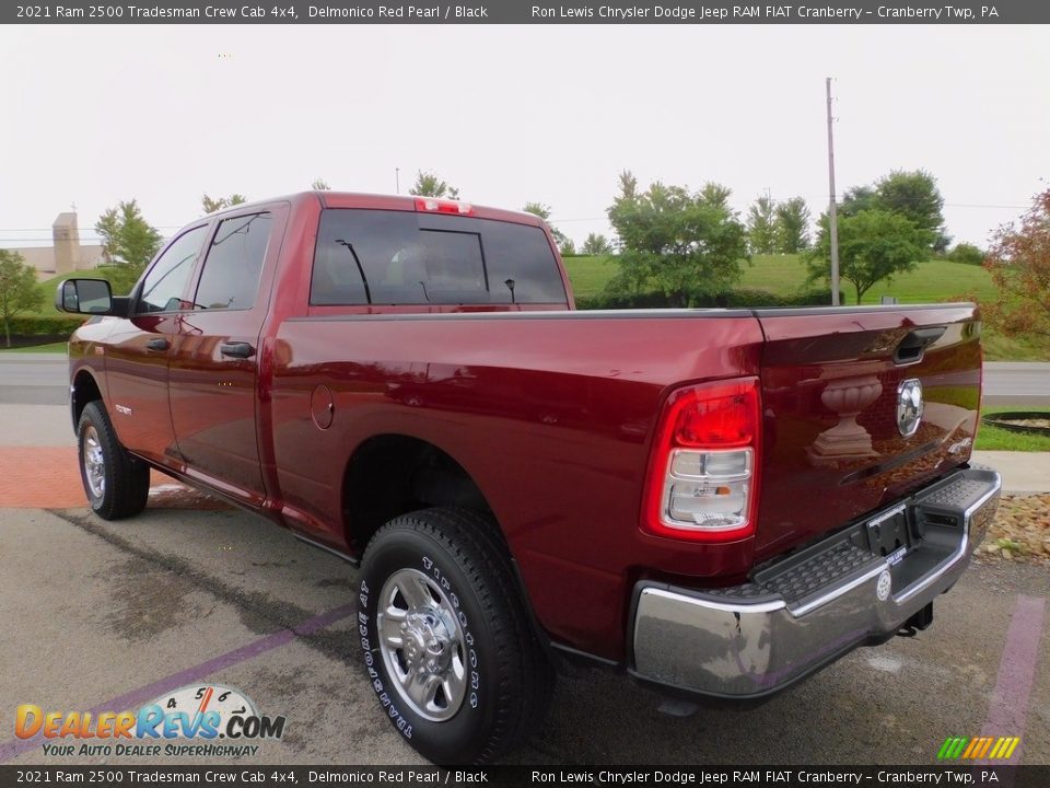 2021 Ram 2500 Tradesman Crew Cab 4x4 Delmonico Red Pearl / Black Photo #8