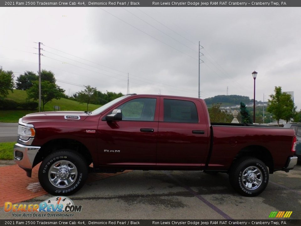 2021 Ram 2500 Tradesman Crew Cab 4x4 Delmonico Red Pearl / Black Photo #9