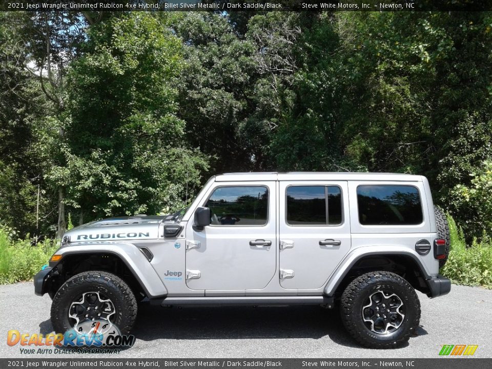 Billet Silver Metallic 2021 Jeep Wrangler Unlimited Rubicon 4xe Hybrid Photo #1