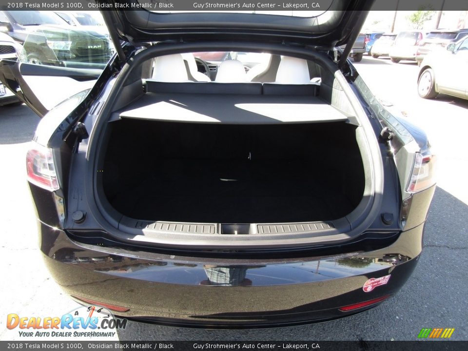 2018 Tesla Model S 100D Obsidian Black Metallic / Black Photo #13