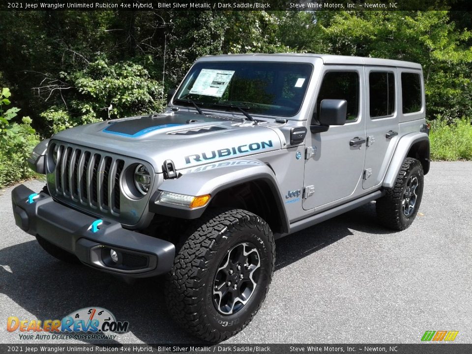 Billet Silver Metallic 2021 Jeep Wrangler Unlimited Rubicon 4xe Hybrid Photo #2