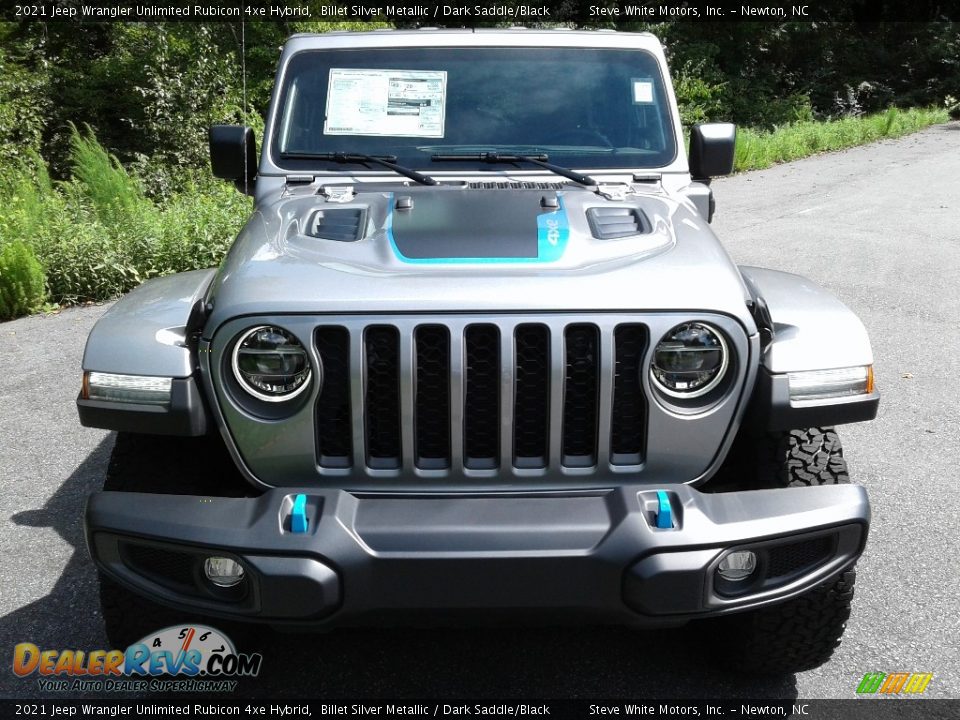 Billet Silver Metallic 2021 Jeep Wrangler Unlimited Rubicon 4xe Hybrid Photo #4