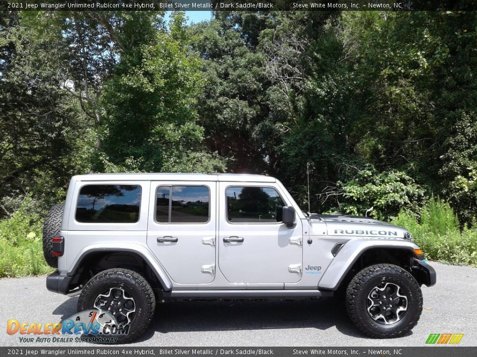 Billet Silver Metallic 2021 Jeep Wrangler Unlimited Rubicon 4xe Hybrid Photo #7