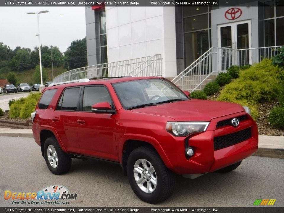 2016 Toyota 4Runner SR5 Premium 4x4 Barcelona Red Metallic / Sand Beige Photo #1