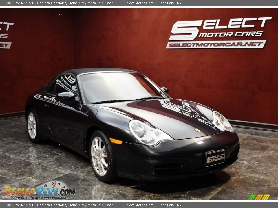 2004 Porsche 911 Carrera Cabriolet Atlas Grey Metallic / Black Photo #3