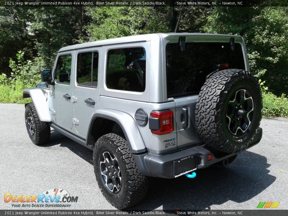 2021 Jeep Wrangler Unlimited Rubicon 4xe Hybrid Billet Silver Metallic / Dark Saddle/Black Photo #10