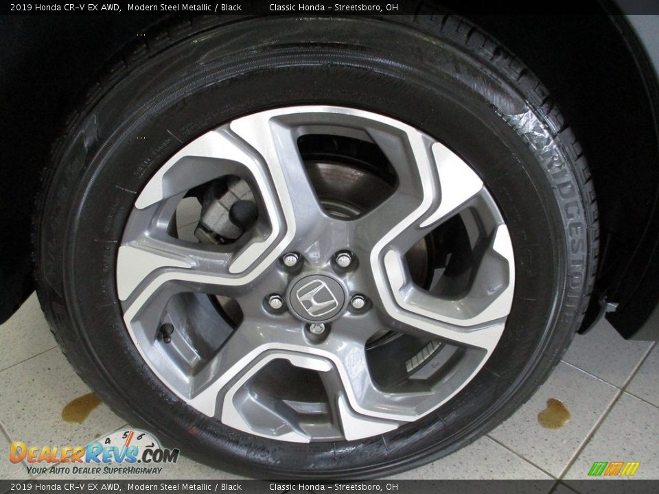 2019 Honda CR-V EX AWD Modern Steel Metallic / Black Photo #6