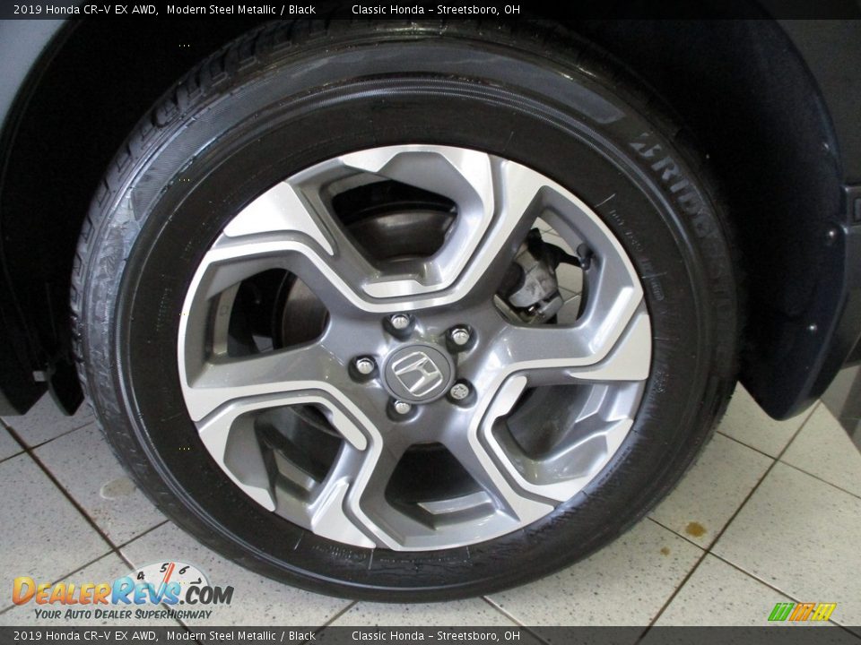 2019 Honda CR-V EX AWD Modern Steel Metallic / Black Photo #11