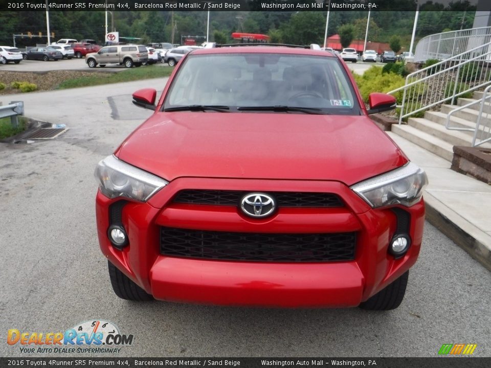 2016 Toyota 4Runner SR5 Premium 4x4 Barcelona Red Metallic / Sand Beige Photo #11