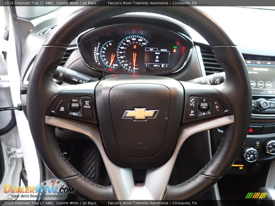 2019 Chevrolet Trax LT AWD Summit White / Jet Black Photo #24