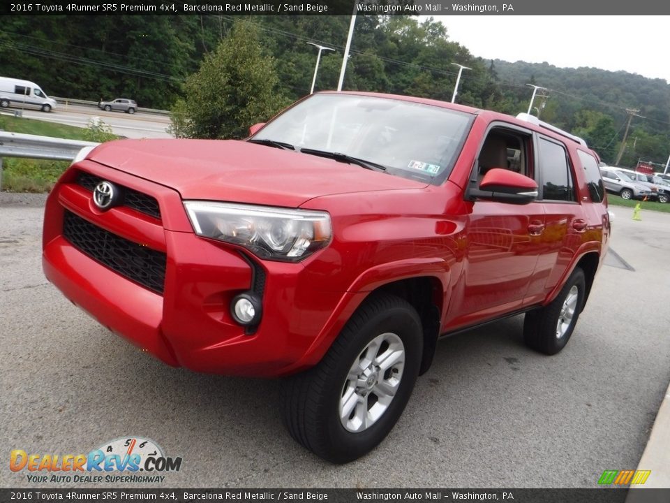 2016 Toyota 4Runner SR5 Premium 4x4 Barcelona Red Metallic / Sand Beige Photo #12