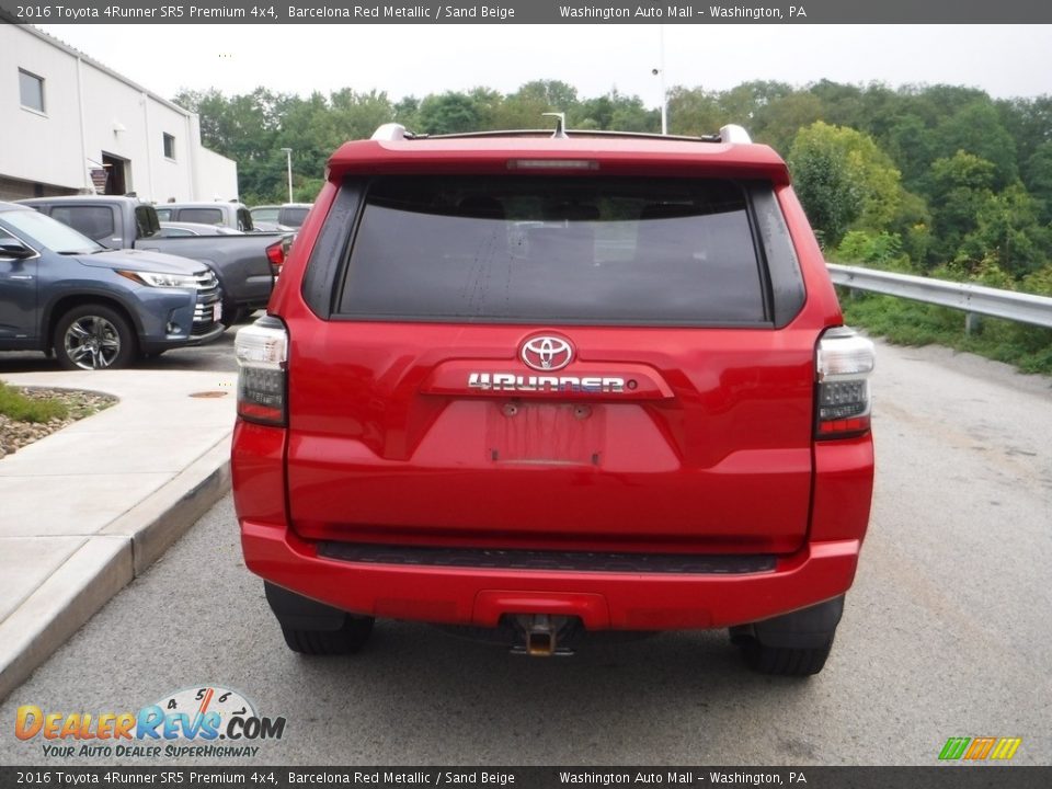 2016 Toyota 4Runner SR5 Premium 4x4 Barcelona Red Metallic / Sand Beige Photo #15