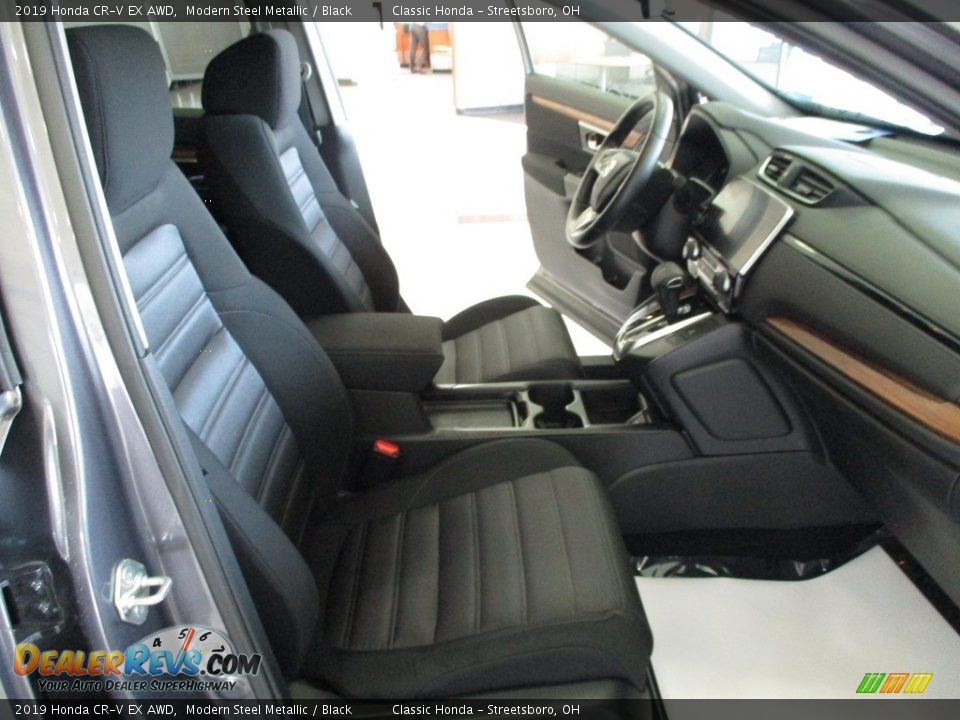 2019 Honda CR-V EX AWD Modern Steel Metallic / Black Photo #16