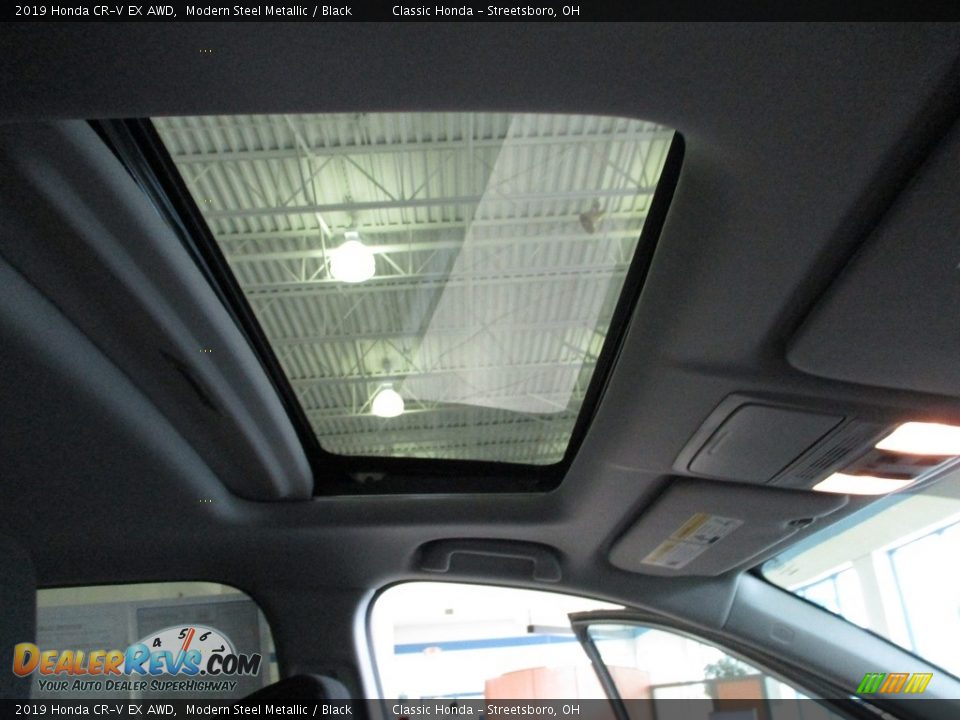 2019 Honda CR-V EX AWD Modern Steel Metallic / Black Photo #17