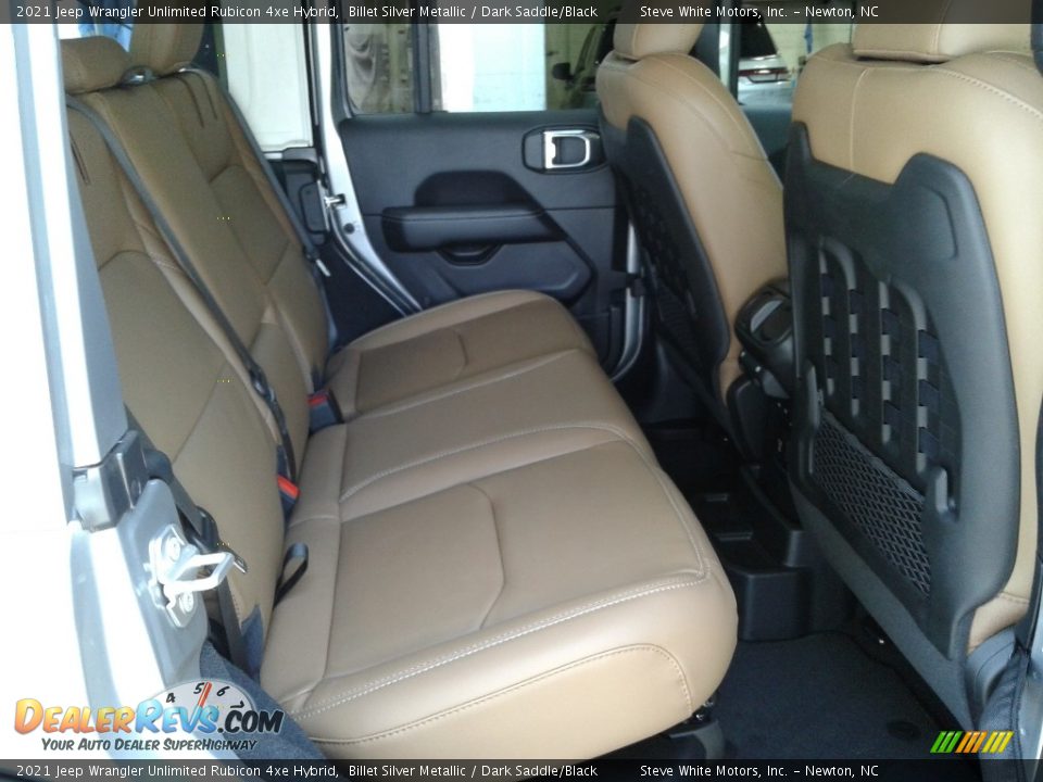 Rear Seat of 2021 Jeep Wrangler Unlimited Rubicon 4xe Hybrid Photo #20