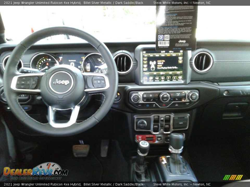 Dashboard of 2021 Jeep Wrangler Unlimited Rubicon 4xe Hybrid Photo #22