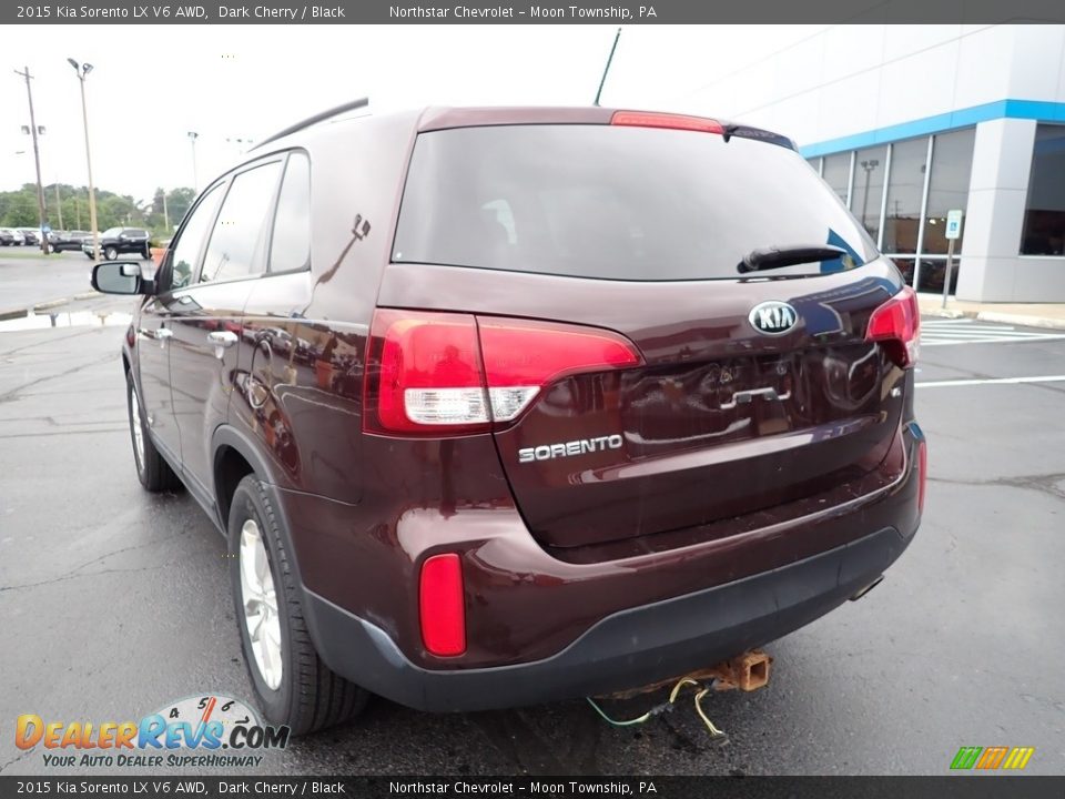 2015 Kia Sorento LX V6 AWD Dark Cherry / Black Photo #5