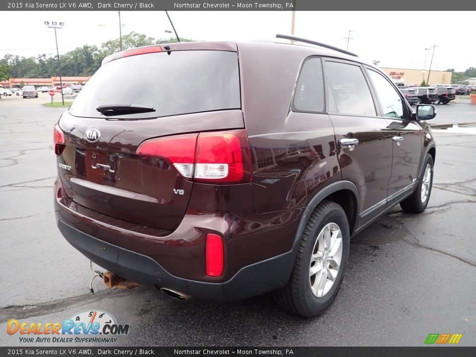 2015 Kia Sorento LX V6 AWD Dark Cherry / Black Photo #8