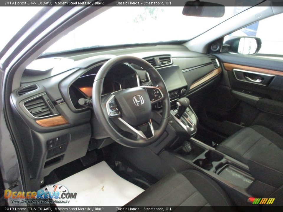 2019 Honda CR-V EX AWD Modern Steel Metallic / Black Photo #27