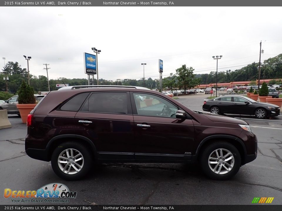 2015 Kia Sorento LX V6 AWD Dark Cherry / Black Photo #10