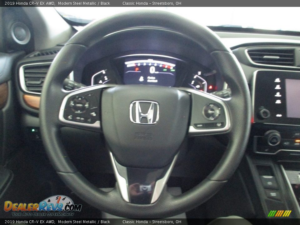 2019 Honda CR-V EX AWD Modern Steel Metallic / Black Photo #30