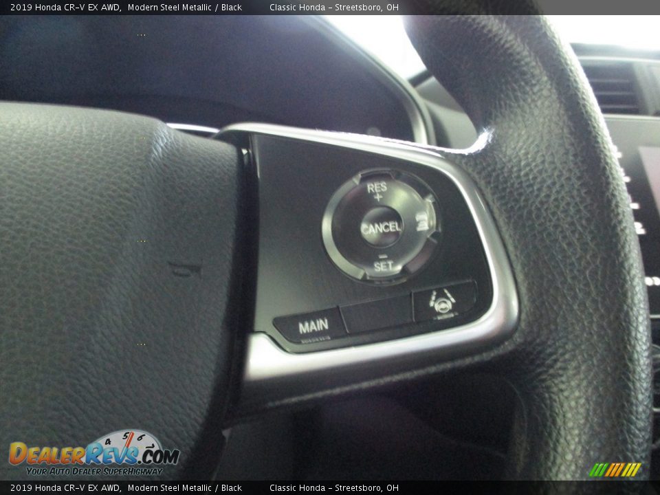 2019 Honda CR-V EX AWD Modern Steel Metallic / Black Photo #32