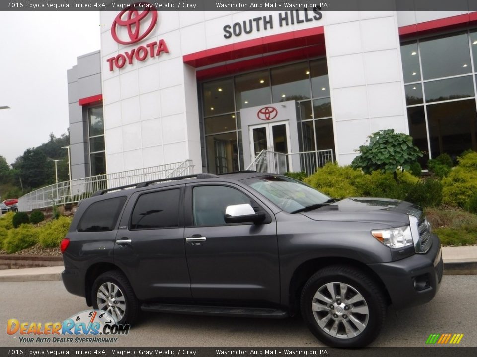 2016 Toyota Sequoia Limited 4x4 Magnetic Gray Metallic / Gray Photo #2