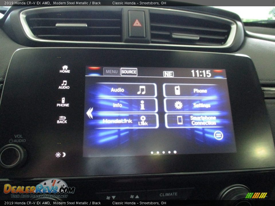 2019 Honda CR-V EX AWD Modern Steel Metallic / Black Photo #36
