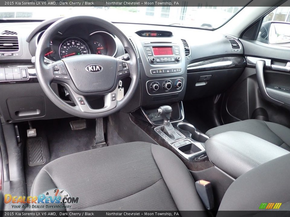 Black Interior - 2015 Kia Sorento LX V6 AWD Photo #22