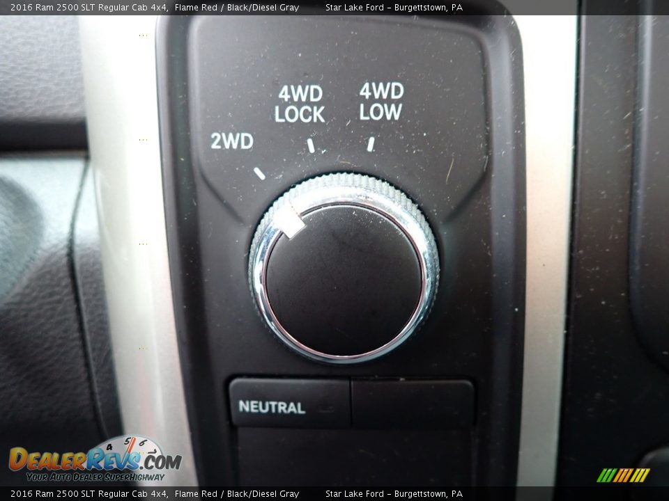 Controls of 2016 Ram 2500 SLT Regular Cab 4x4 Photo #8