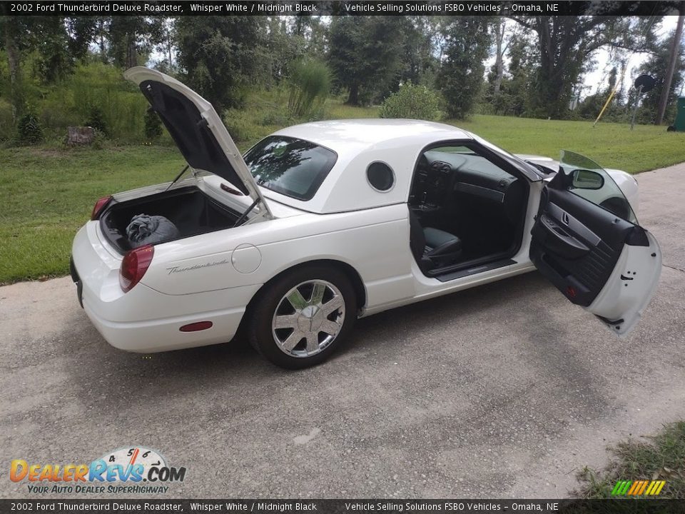 2002 Ford Thunderbird Deluxe Roadster Whisper White / Midnight Black Photo #1