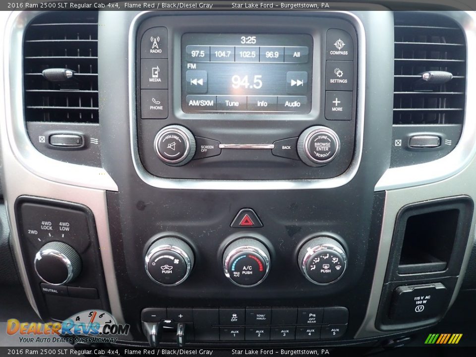 Controls of 2016 Ram 2500 SLT Regular Cab 4x4 Photo #11