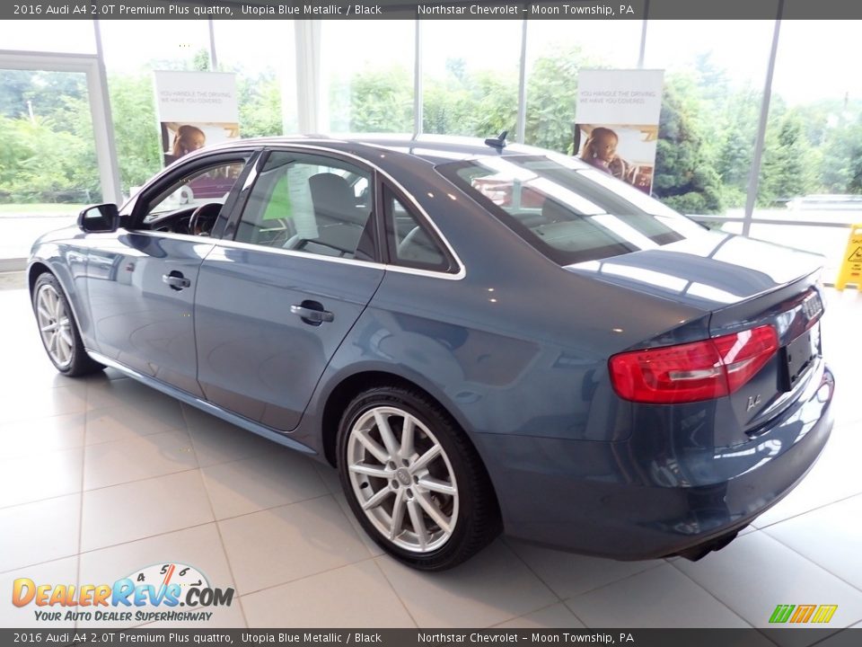 2016 Audi A4 2.0T Premium Plus quattro Utopia Blue Metallic / Black Photo #4