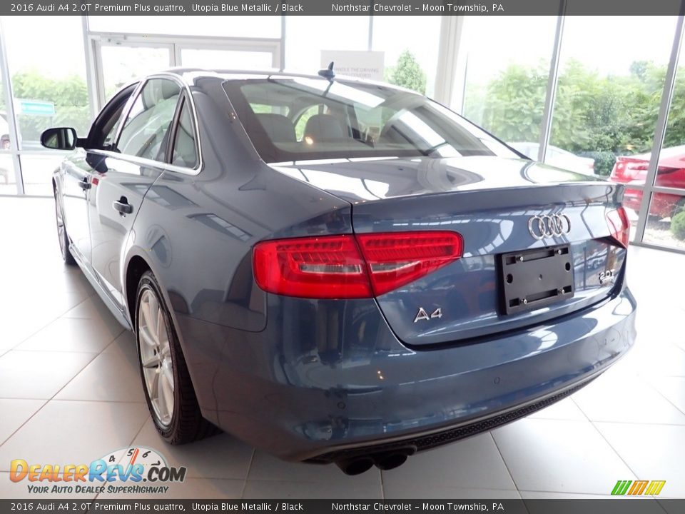 2016 Audi A4 2.0T Premium Plus quattro Utopia Blue Metallic / Black Photo #5