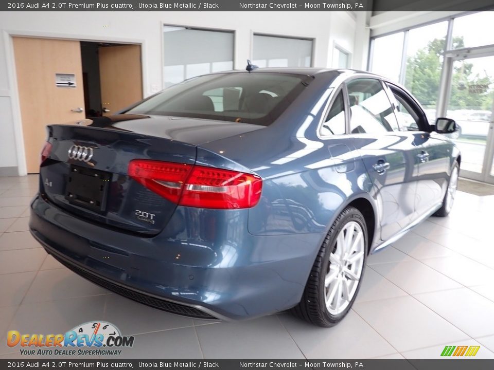 2016 Audi A4 2.0T Premium Plus quattro Utopia Blue Metallic / Black Photo #8