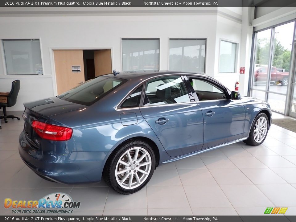 2016 Audi A4 2.0T Premium Plus quattro Utopia Blue Metallic / Black Photo #9