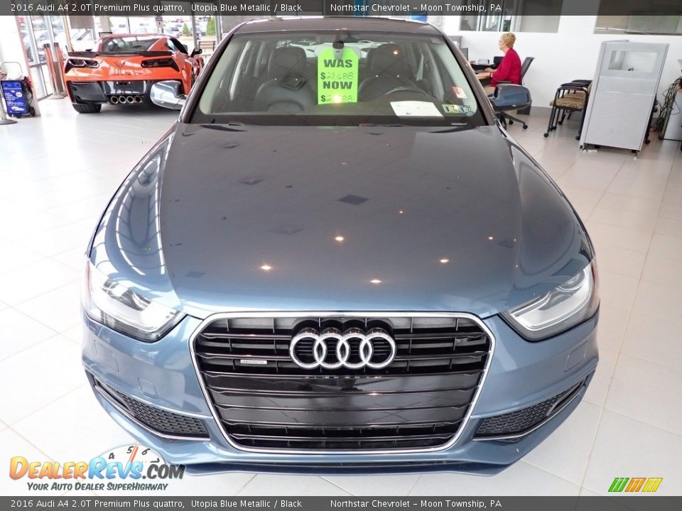 2016 Audi A4 2.0T Premium Plus quattro Utopia Blue Metallic / Black Photo #13