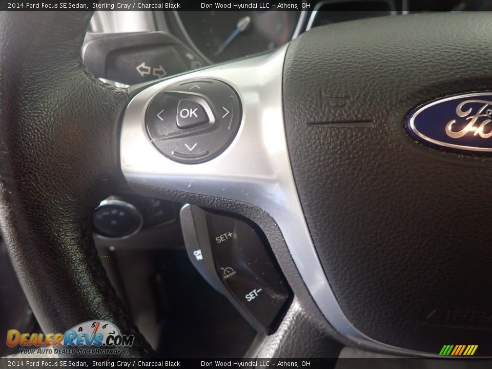 2014 Ford Focus SE Sedan Sterling Gray / Charcoal Black Photo #28