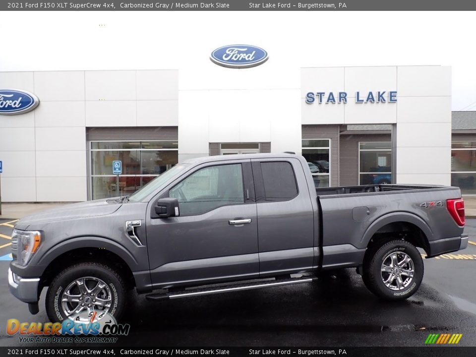 2021 Ford F150 XLT SuperCrew 4x4 Carbonized Gray / Medium Dark Slate Photo #1